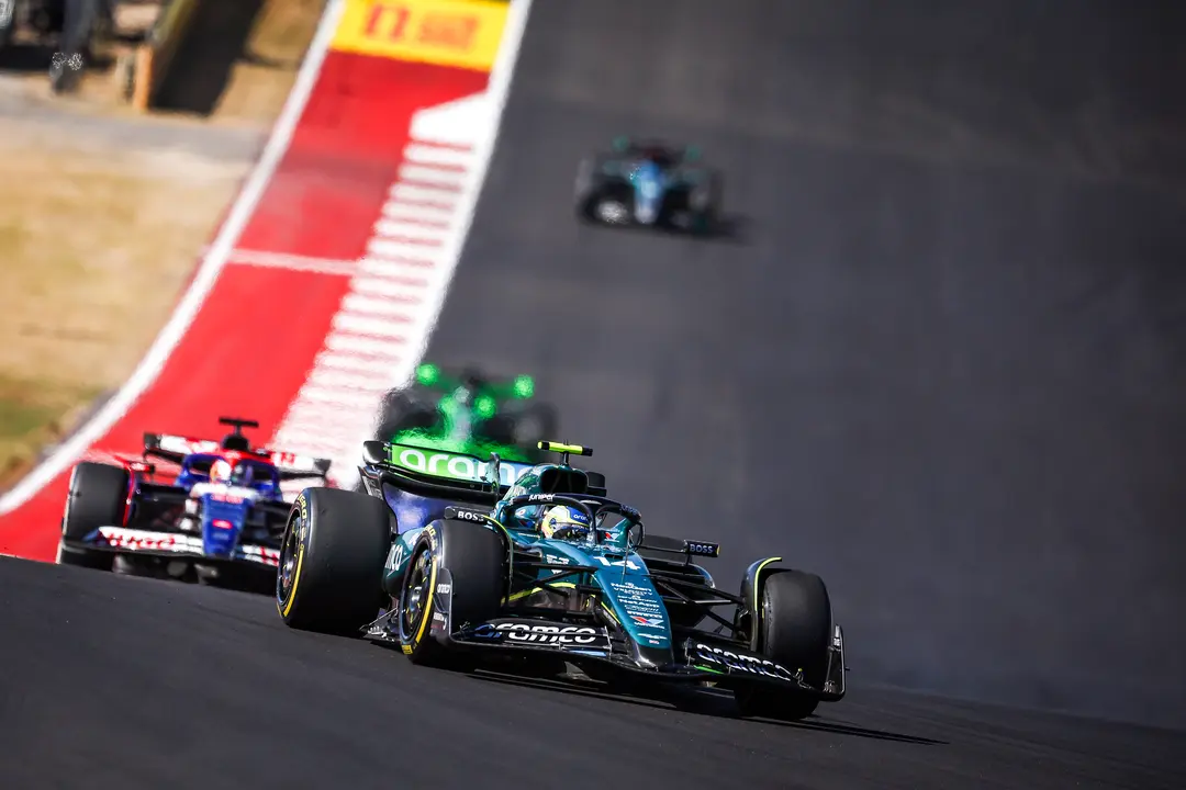 Fernando Alonso durante el GP de Austin. / EP