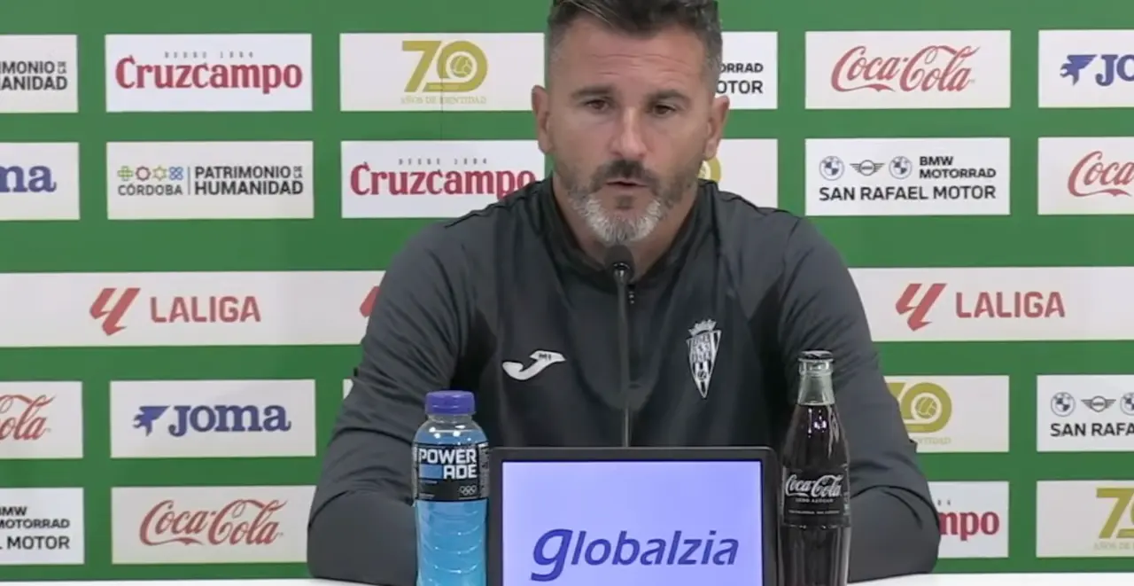 El entrenador del C&oacute;rdoba, Iv&aacute;n An&iacute;a. / A.E.