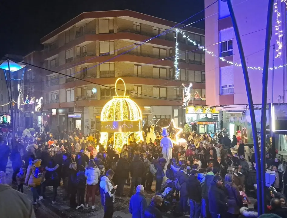Encendido de las luces de navidad de Camargo en 2023. / Alerta