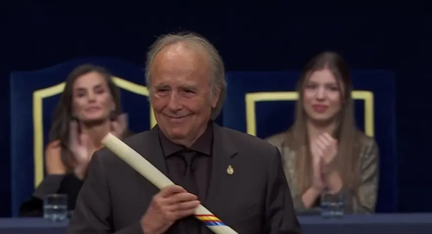 Joan Manuel Serrat, galardonado con el premio Princesa de Asturias. / A.E.