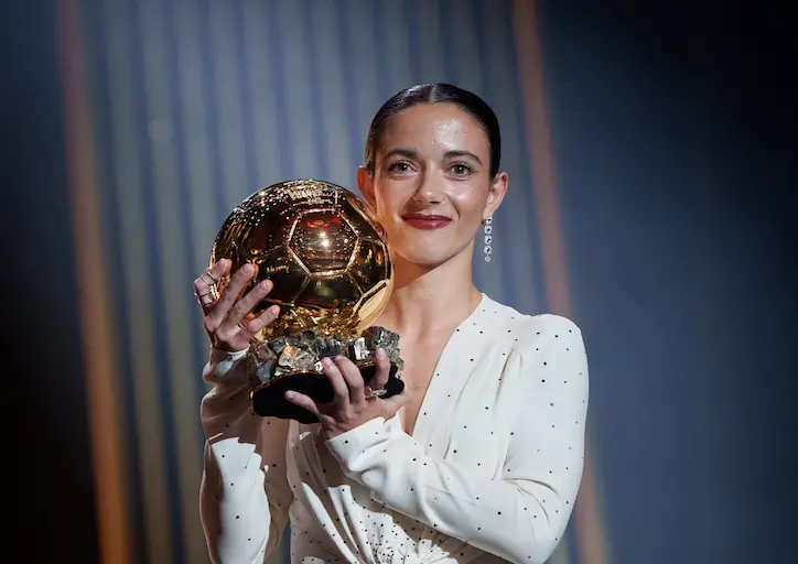 Aitana Bonmati se lleva su segundo Bal&oacute;n de Oro. / FCB