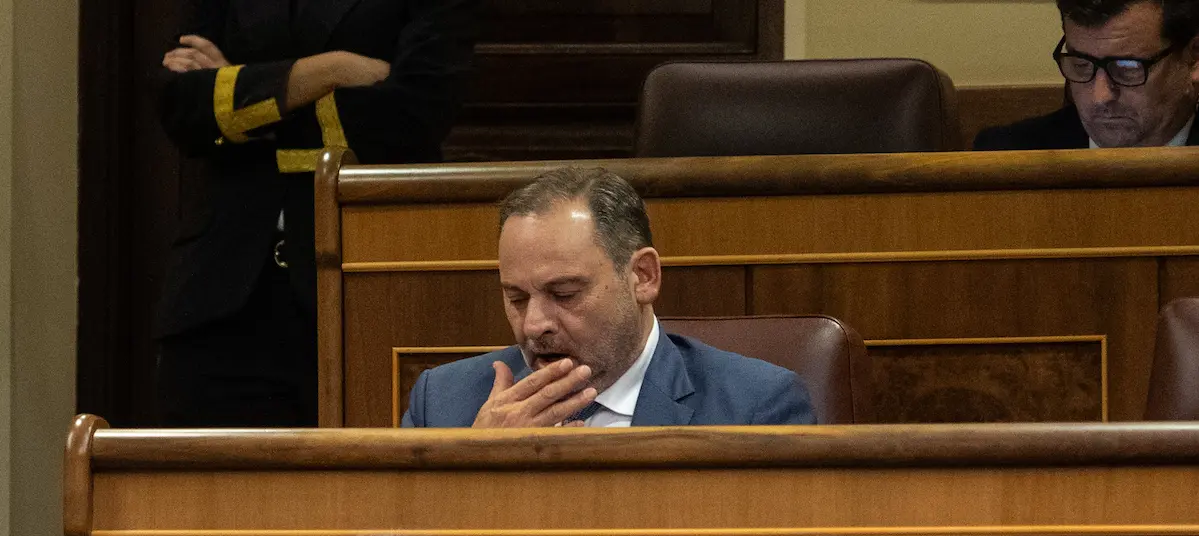 El diputado del Grupo Mixto Jos&eacute; Luis &Aacute;balos, durante la sesi&oacute;n de control al Gobierno. / Alejandro Mart&iacute;nez V&eacute;lez