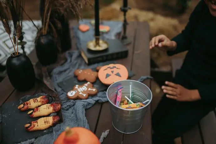 Varios elementos de decoraci&oacute;n para Halloween. / A.E