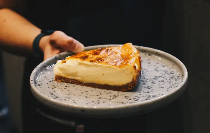 La tarta de queso que ofrece el restaurante. / Cadelo
