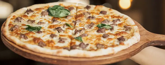 Una pizza de Sibaritas. / S.B