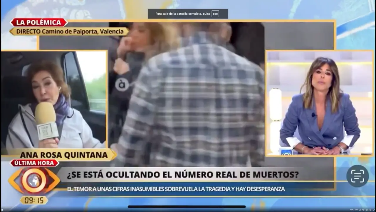 Ana Rosa ESTALLA por la falta de ayuda y el abandono a los afectados por el temporal.