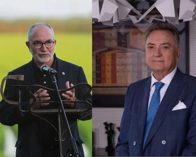 Los empresarios, Vicente Taranc&oacute;n, fundador de Luanvi, y Miguel Burdeos, proveedor de Mercadona. / EP