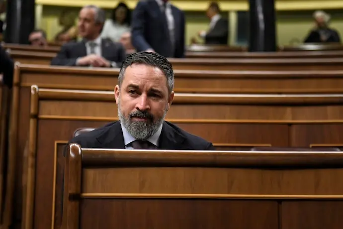El l&iacute;der de Vox, Santiago Abascal. / EP