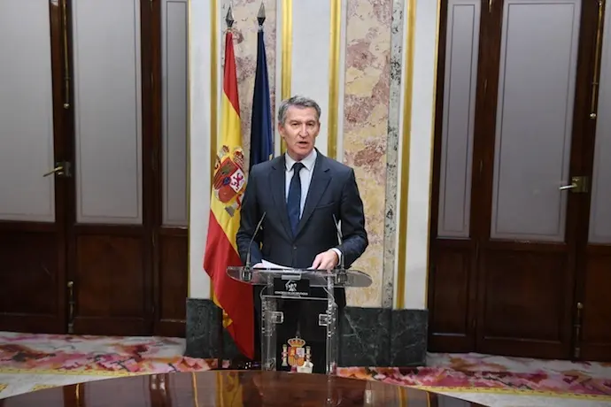 El presidente del PP, Alberto N&uacute;&ntilde;ez Feij&oacute;o. / EP