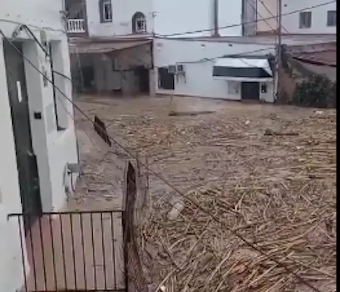 Im&aacute;genes del de la situaci&oacute;n de M&aacute;laga tras la DANA. / Red X