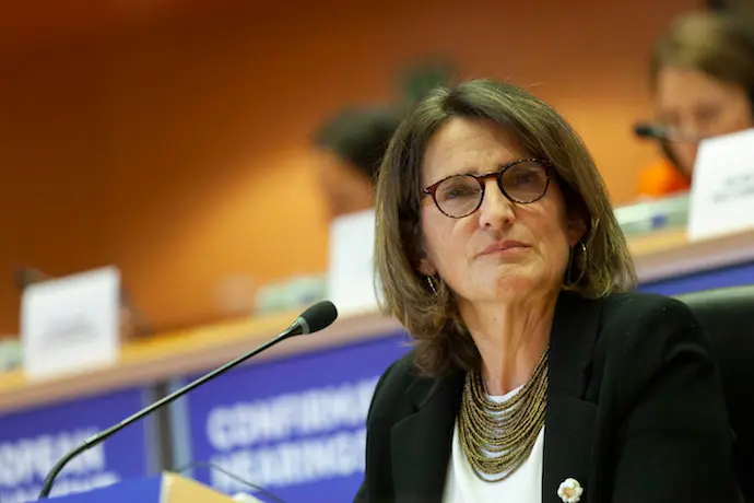La candidata a la vicepresidencia ejecutiva de Transici&oacute;n Limpia, Justa y Competitiva, y a la cartera de Competencia de la Comisi&oacute;n Europea, Teresa Ribera. / EP