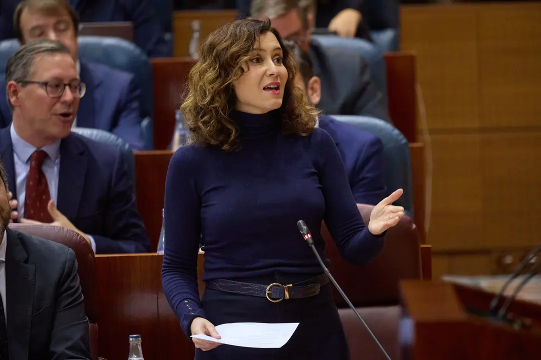 La presidenta de la Comunidad de Madrid, Isabel D&iacute;az Ayuso. / Jes&uacute;s Hell&iacute;n