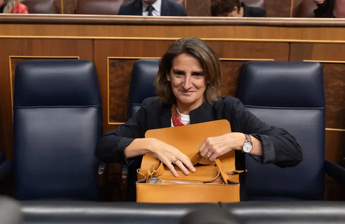 La vicepresidenta tercera y ministra para la Transici&oacute;n Ecol&oacute;gica, Teresa Ribera. / EP