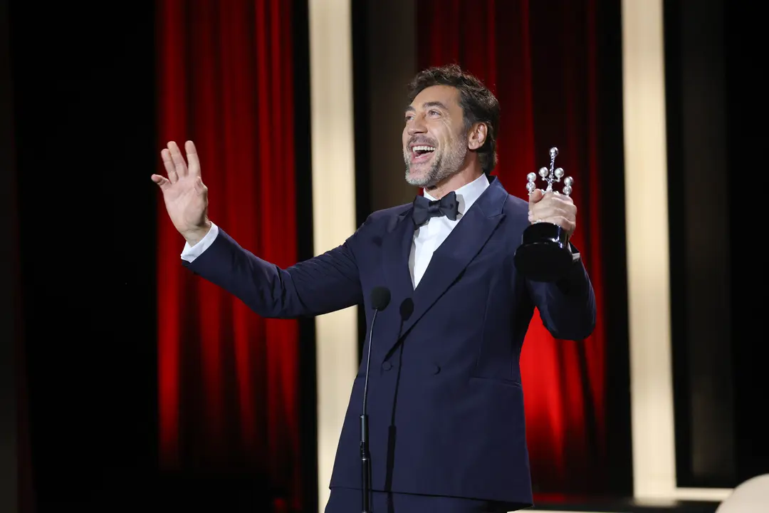 Javier Bardem durante la Gala de Inauguraci&oacute;n del Festival de San Sebasti&aacute;n. / Ra&uacute;l Terrel
