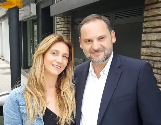 Claudia Montes en una fotograf&iacute;a con Jos&eacute; Luis &Aacute;balos. / @claudiamont734_