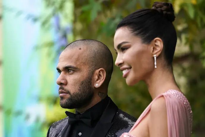 Dani Alves y su esposa Joana Sanz. / Archivo / EP