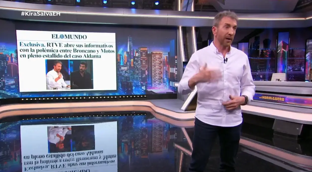 Pablo Motos durante el programa de ayer. / Red social X