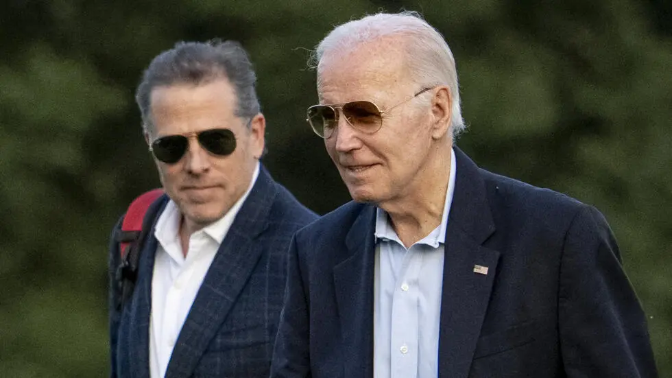 Joe Biden y su hijo Hunter Biden, en una imagen de archivo.