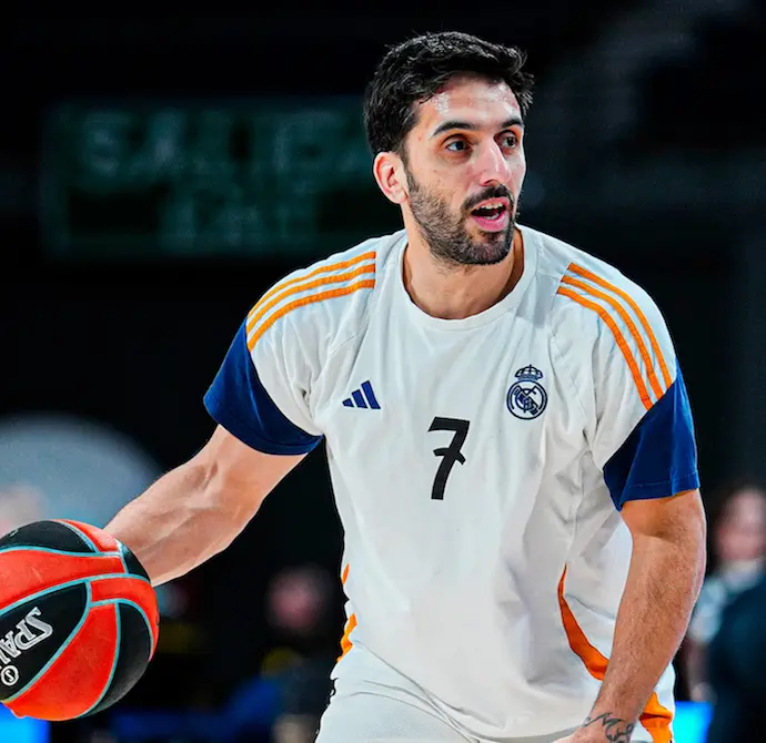 El jugador del Real Madrid, Facundo Campazzo. / Red X