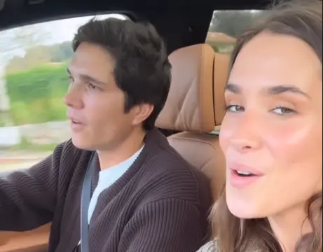 Mar&iacute;a Pombo y Pablo Castellano, en una publicaci&oacute;n de ella en redes sociales. / IG