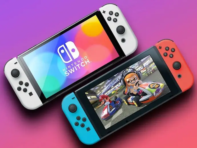 Nintendo Switch. / Red x