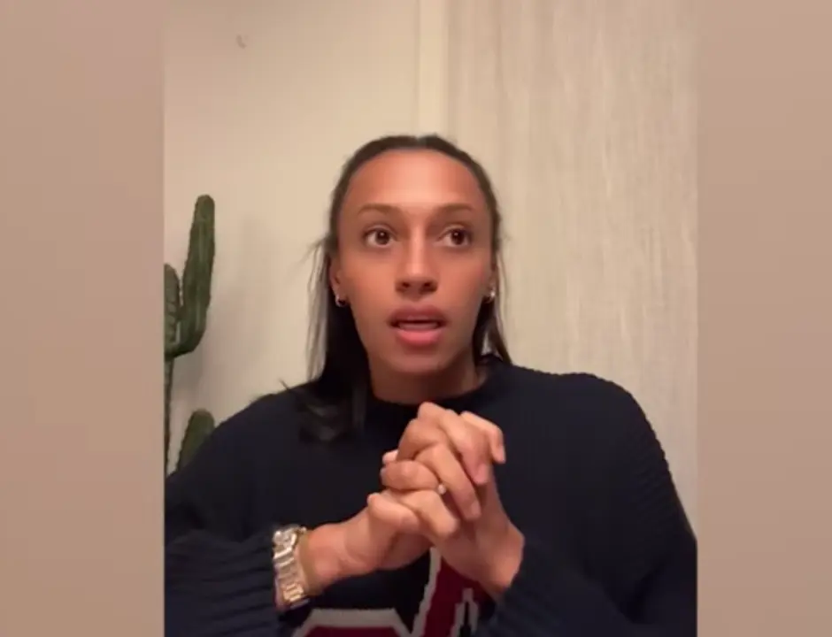 Una captura del v&iacute;deo de Ana Peleteiro en Tik Tok. / Alerta