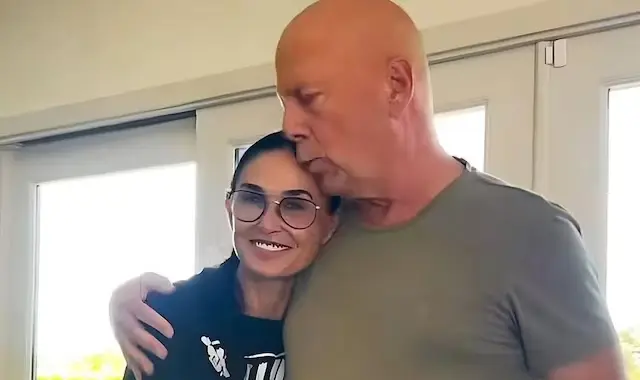 Demi Moore y Bruce Willis. / brucewillisw