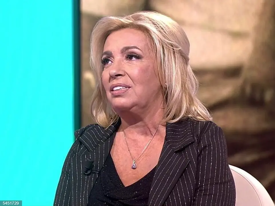 Carmen Borrego durante un programa de televisi&oacute;n. EP / Archivo
