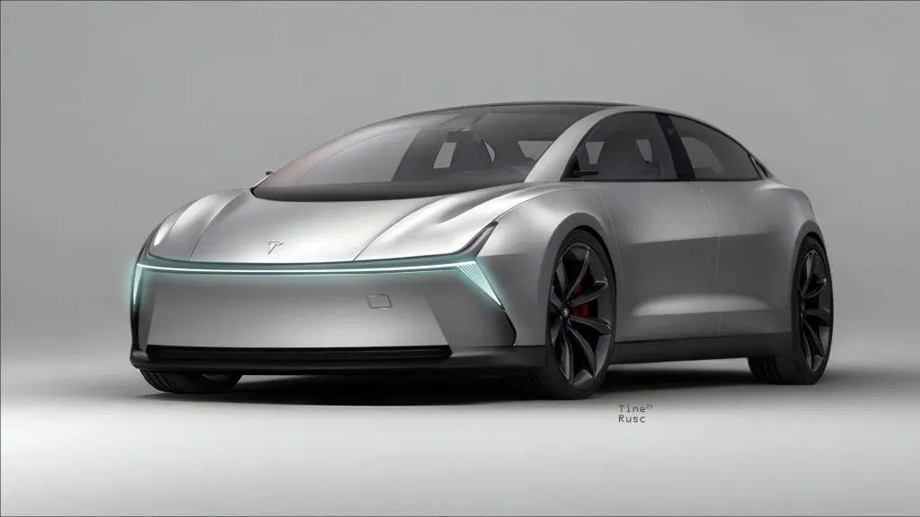 Un coche Tesla. / Red social X