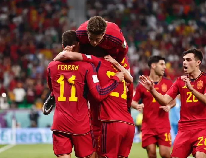 Los jugadores de Espa&ntilde;a en el Mundial de Qatar. / EP