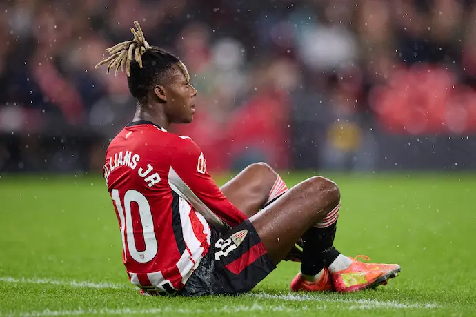 El jugador del Athletic Club, Nico Williams. / EP