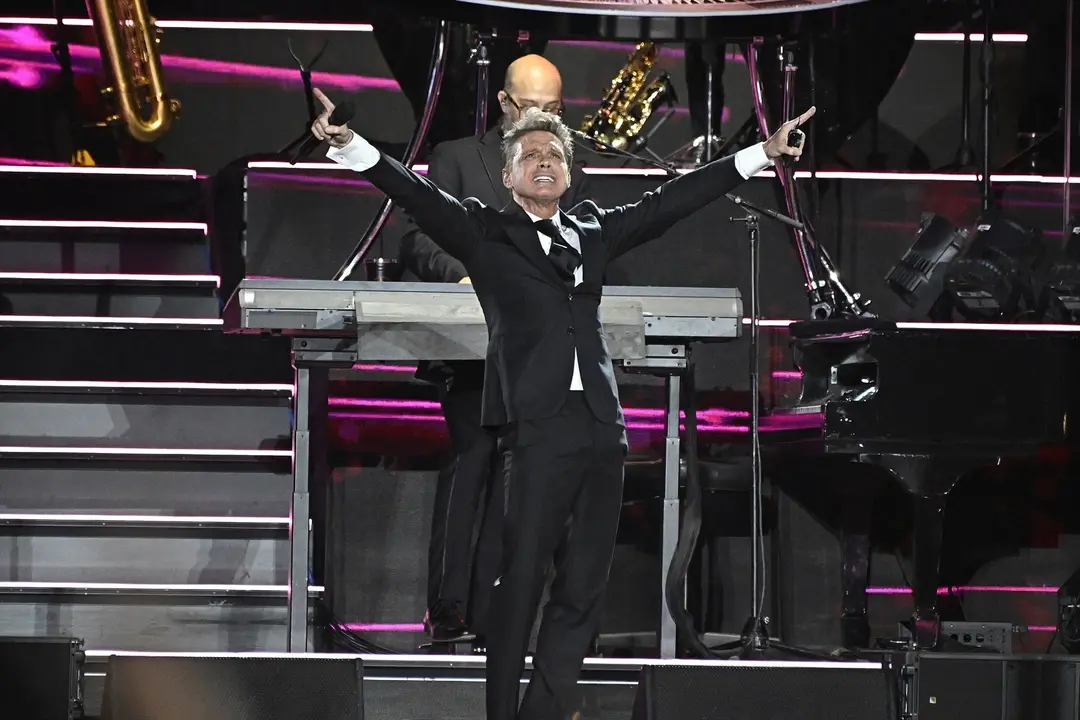 Luis Miguel durante un concierto. EP / Archivo