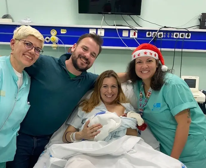 Primera beb&eacute; nacida en 2025. / EP