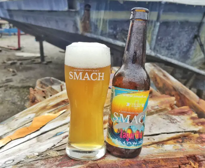 Una cerveza de Smach Santander. / IG