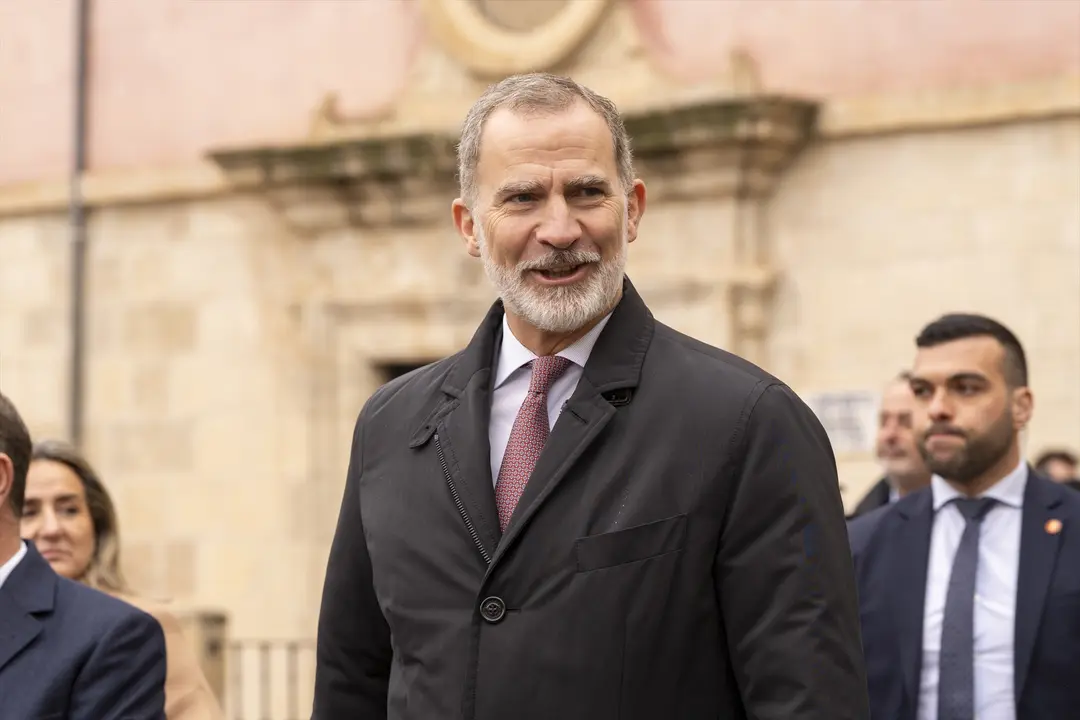 El Rey, Felipe VI, durante un acto el pasado mes de diciembre. / Lola Pineda
