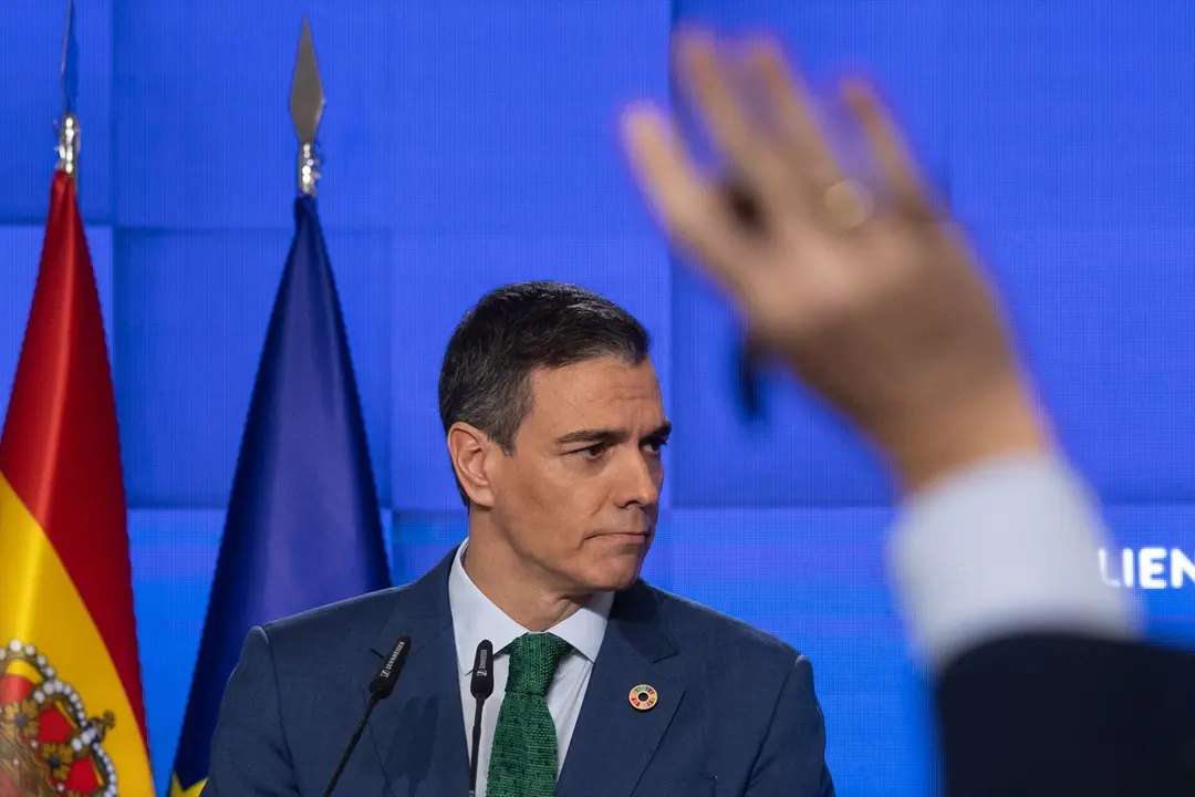 El presidente del Gobierno, Pedro S&aacute;nchez, durante una rueda de prensa posterior a la reuni&oacute;n del Consejo de Ministros. / Alejandro Mart&iacute;nez V&eacute;lez