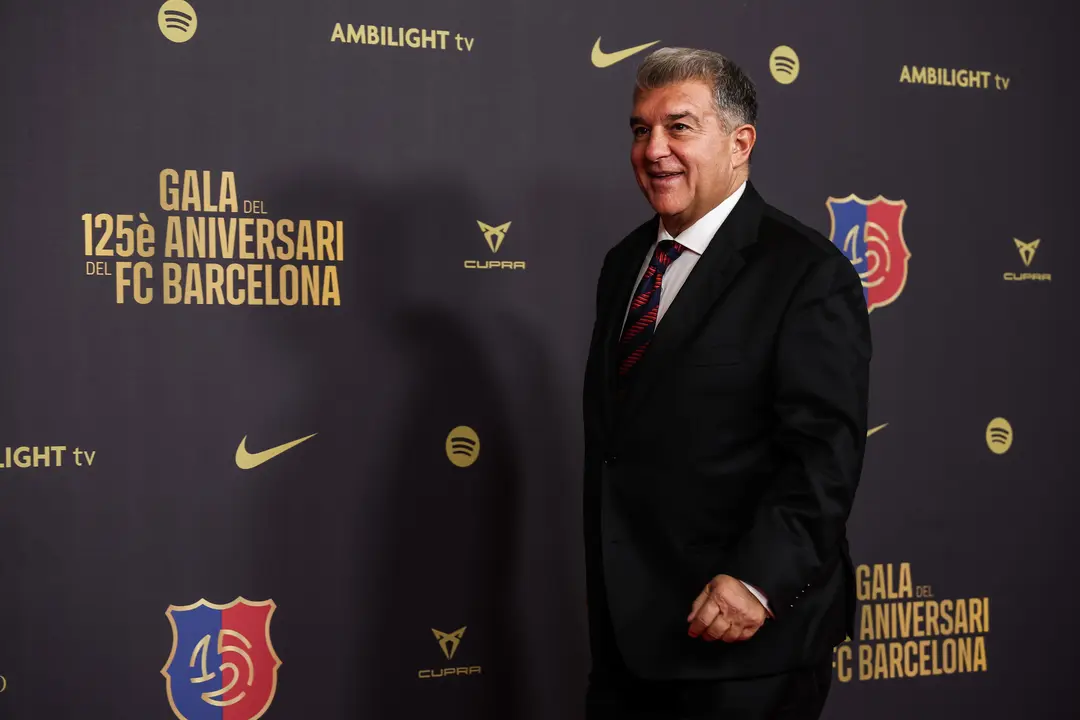 El presidente del FC Barcelona, Joan Laporta. / EP