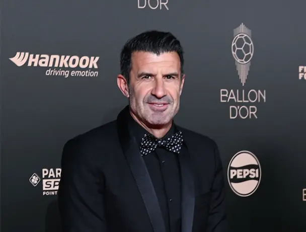 Luis Figo durante la gala del Bal&oacute;n de Oro. / E.P.