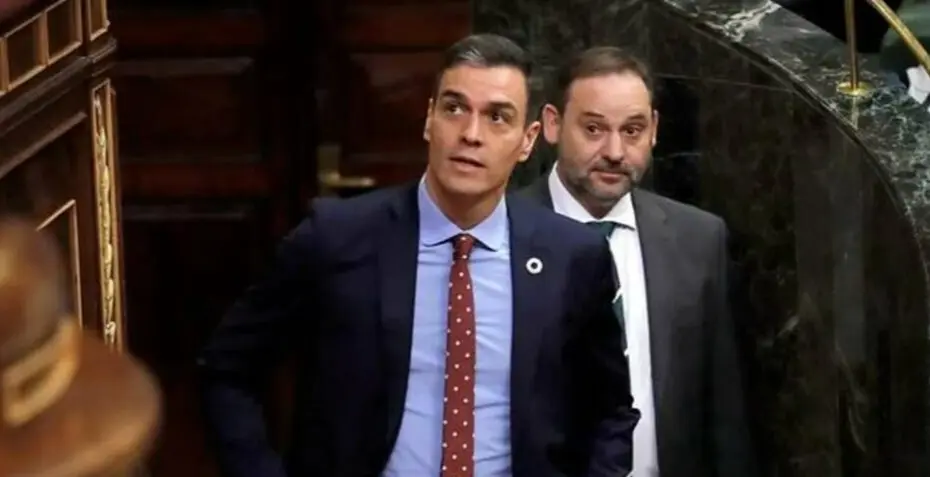 &Aacute;balos detr&aacute;s de S&aacute;nchez.