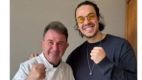 Mart&iacute;n Berasategui junto a @soyelarturito. / Redes Sociales