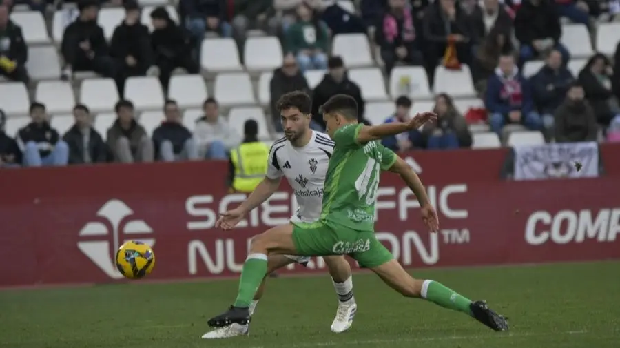 Partido disputado entre Albacete y Racing. / L.H.