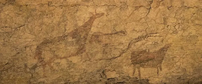 Pinturas de la cueva de El Pendo. / A.E