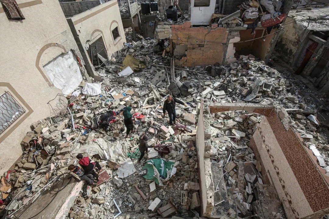 Tras m&aacute;s de un a&ntilde;o de intenso conflicto en Gaza, Israel y Ham&aacute;s han alcanzado un acuerdo para implementar un alto el fuego. / Omar Ashtawy