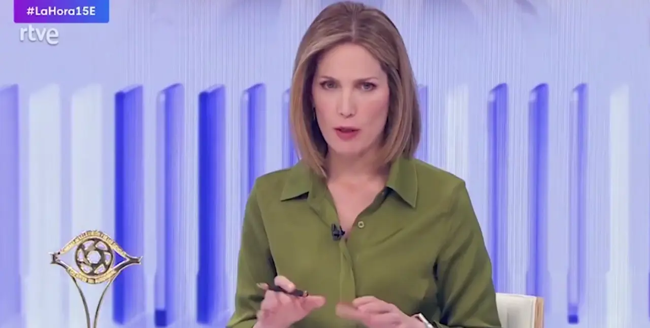 Silvia Intxaurrondo durante un programa. / Red X