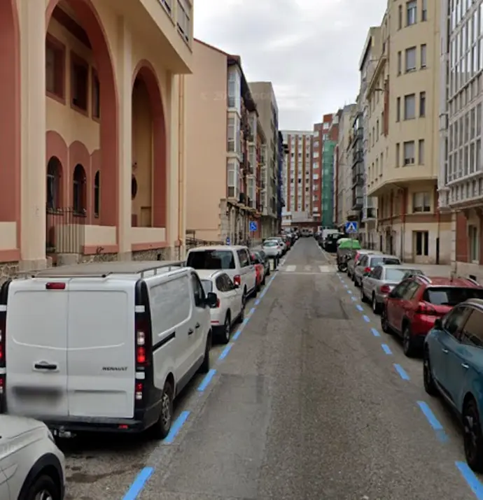 La calle Juan de la Cosa en Santander en la actualidad. / A.E