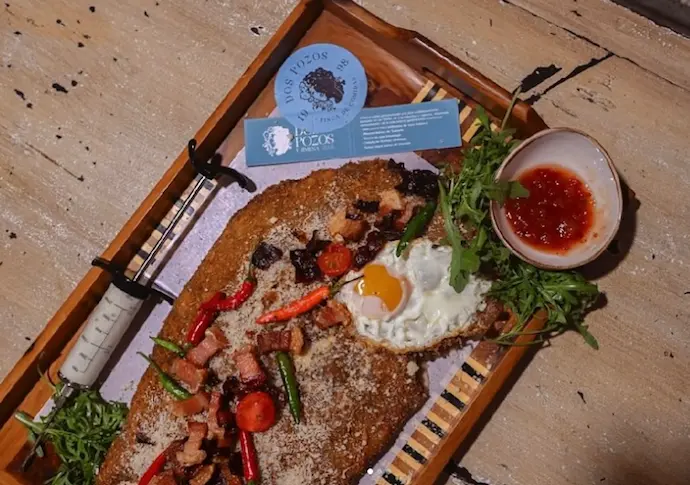 Un cachopo del restaurante Dos Pozos y Jimena. / IG