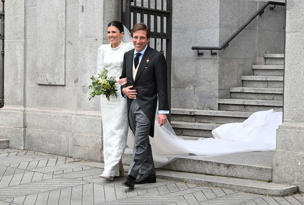 El alcalde de Madrid y su esposa el d&iacute;a de su boda. EP / Archivo
