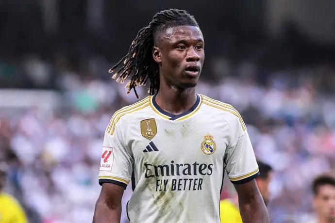 El jugador del Real Madrid, Eduardo Camvinga. / EP