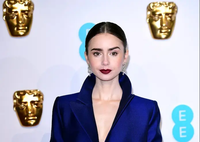 La actriz, Lily Collins, en un photocall. / EP