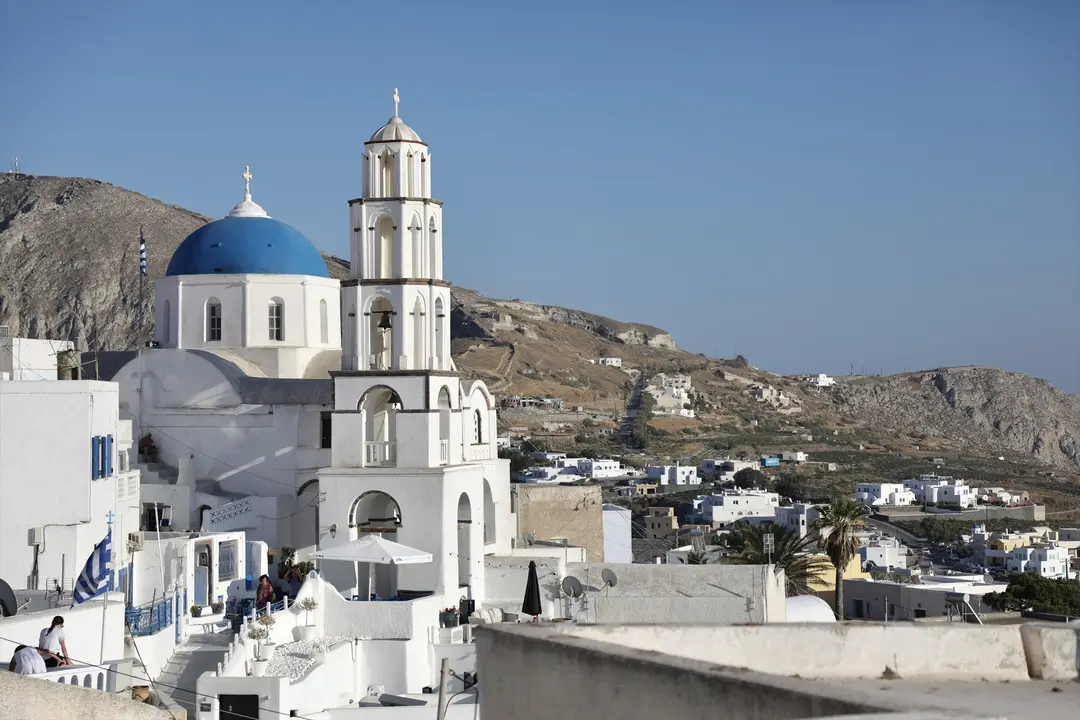 Vista de la isla griega, Santorini. / EP / Archivo